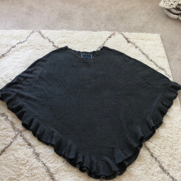 Karen Scott ruffled poncho - Picture 5 of 6